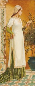 Laura beim Lesen, 1885 von Walter Crane