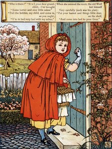 Rotkäppchen, von John Lane, Walter Cranes Bilderbücher, London & New York von Walter Crane