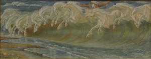 Neptuns Pferde von Walter Crane