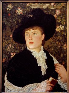 Porträt von Madame Walter Crane (geb. Mary Frances) von Walter Crane