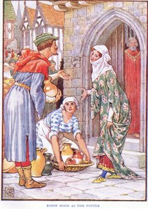 Robin Hood als Töpfer, ca. 1920