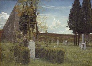 Das Grab von Keats, 1873