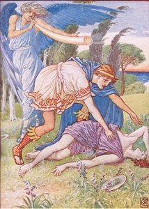 Der Windgott schickte eine Böe aus dem Süden, Illustration aus 