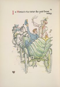 Venusfliegenfalle. Ein Paar reist mit Pferd und Kutsche
