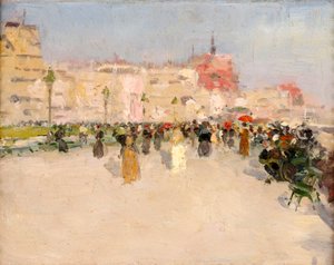Eine Strandpromenade