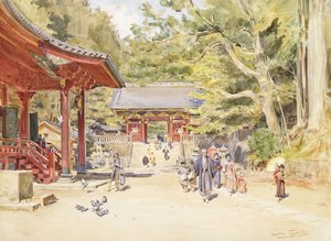 Eine Straßenszene, Japan