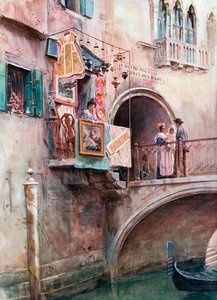 Ein Antiquitätengeschäft, Venedig