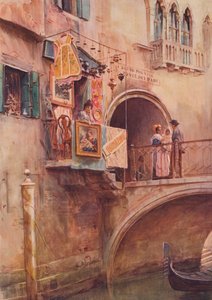 Ein Antiquitätengeschäft, Venedig, ca. 1900-1913 von Walter Frederick Roofe Tyndale