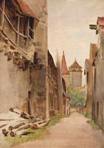 Hinterstraße, Rothenburg von Walter Frederick Roofe Tyndale