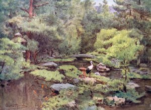 Nami Kawa Sans Wassergarten, Kyoto von Walter Frederick Roofe Tyndale