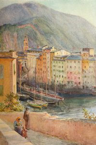 Der Hafen von Camogli, ca. 1910, 1912 von Walter Frederick Roofe Tyndale