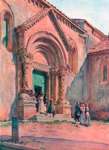 Die Veranda der Pieve in San Quirico D