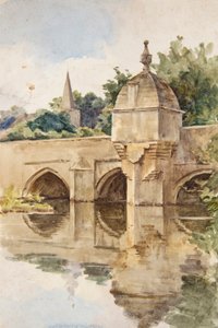 Die Stadtbrücke, Bradford-on-Avon von Walter Frederick Roofe Tyndale