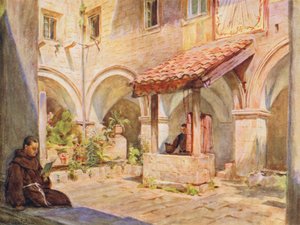 Der obere Kreuzgang in San Francesco, Ragusa von Walter Frederick Roofe Tyndale