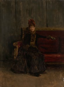 Sitzende Dame von Walter Gay