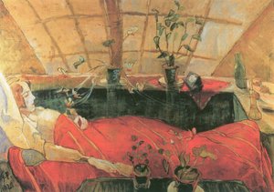 Die Genesende (Sonia Gramatté) von Walter Gramatte