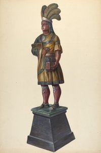 Zigarrenladen-Indianer, ca. 1937 von Walter Hochstrasser
