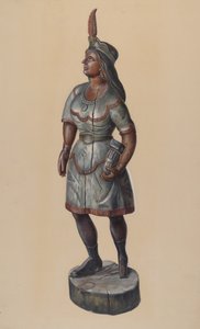 Zigarrenladen-Indianer, um 1937