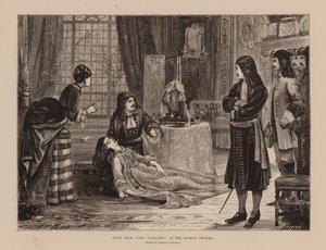 Szene aus "Lady Clancarty" im Olympic Theatre von Walter Jenks Morgan