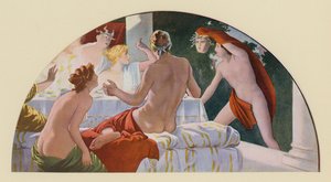 Perseus konfrontiert Polydectes mit dem Kopf der Gorgone Medusa