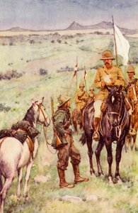 Lord Kitchener und General Cronjes Bote, Paardeberg