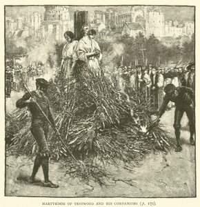 Märtyrertod von Testwood und seinen Gefährten von Walter Paget