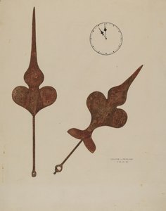 Kirchturmuhrzeiger, 1938