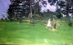 Figuren auf einem Rasen