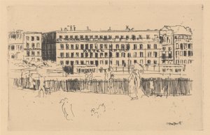 Altes Hotel Royal Dieppe von Walter Richard Sickert