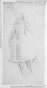 Skizze einer weiblichen Figur