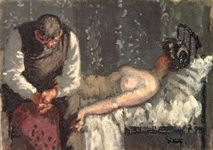 Der Camden Town Mord, oder Was sollen wir für die Miete tun?, ca. 1908-9 von Walter Richard Sickert