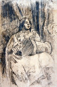 Das Studium (Der Trommler), ca. 1900 von Walter Richard Sickert