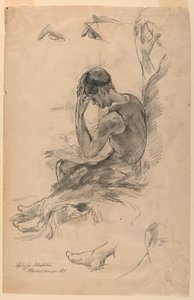 Studie für Illustration
