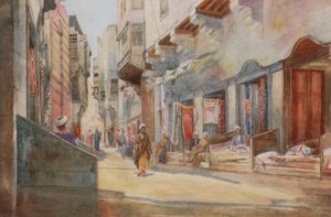 Der Zeltmacher-Basar, Kairo von Walter Spencer Stanhope Tyrwhitt