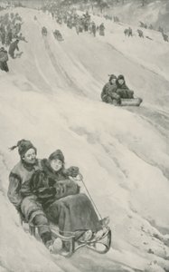 Eine Rodelbahn in Kanada von Walter Stanley Paget