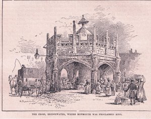 Das Kreuz, Bridgewater, wo Monmouth 1685 zum König ausgerufen wurde von Walter Stanley Paget