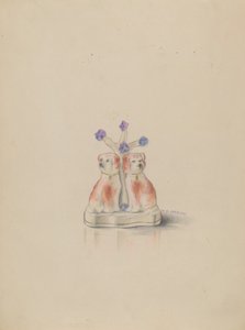 Porzellanhunde von Walter W. Jennings