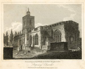 Stepney Kirche, London von Walter Wallis