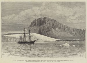 Arktische Erkundung, Eira-Hafen, Franz-Josef-Land, die vermeintlichen Winterquartiere von Mr. Leigh Smith