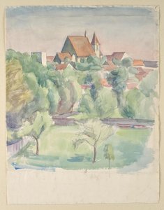Landschaft mit Kirche