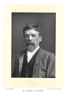 George Du Maurier, britischer Schriftsteller und Künstler, ca. 1895