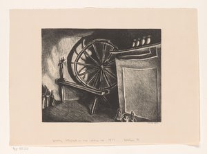 Spinnrad von Wanda Gág (signed by artist)