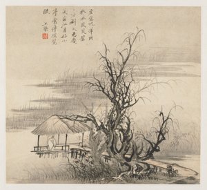 Album der Landschaften: Blatt 7 von Wang Gai