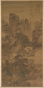 Landschaft, 1632-1717 von Wang Hui