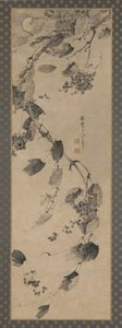 Weinrebe im Wind und Mondlicht, Ming-Dynastie von Wang Liangchen