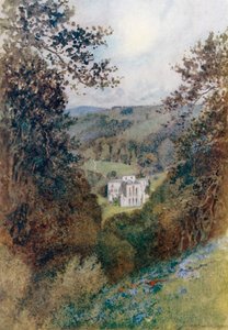Rievaulx Abbey von der Terrasse von Warwick (after) Goble