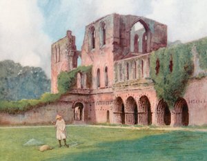 Die Kreuzgänge, Furness Abbey von Warwick (after) Goble