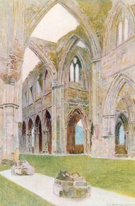 Tintern Abbey: Innenraum von Warwick (after) Goble