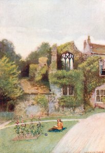 Whalley Abbey: Das Abtshaus von Warwick (after) Goble