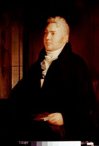 Porträt von Samuel Taylor Coleridge (1772 - 1834) englischer Dichter, Kritiker und Philosoph, Gemälde zugeschrieben Washington Allston (1779-1843) 19. Jahrhundert, London, National Portrait Gallery von Washington Allston